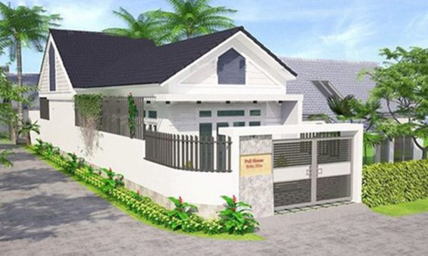 Top 10 Mẫu Nhà Cấp 4 Đẹp 5×20 11 Nhà cấp 4 5x20 2 phòng ngủ