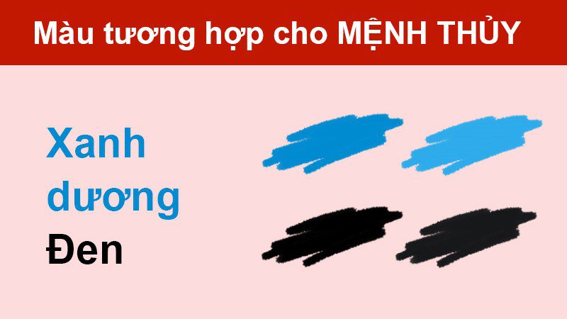 Màu đen, xanh dương Màu đen, xanh dương