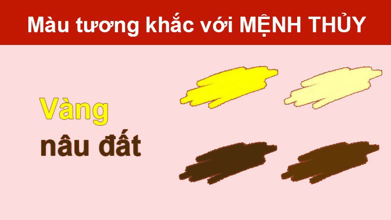 Màu vàng, nâu đất Màu vàng, nâu đất