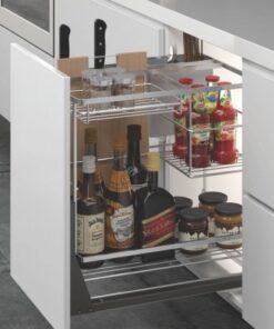 Giá gia vị inox mờ nan dẹt 300 - Cái