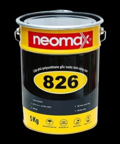 NEOMAX 826- Polyurethane một thành phần (gốc nước) Chống thấm tiểu cảnh, hồ cá tiểu cảnh, hồ cá Koi , bể bơi, bể chứa nước thải, bể hóa chất, bền thời tiết, bền hóa chất và dung môi, chống thủy phân, không độc hại và thân thiện với môi trường, nguồn nước. - 5kg/thùng