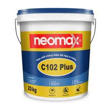 NEOMAX C102 PLUS - Hợp chất chống thấm gốc xi măng (Sản phẩm được sử dụng kết hợp với xi măng tạo thành hỗn hợp dạng lỏng, dễ dàng thi công, hiệu quả chống thấm tốt và rất kinh tế ). - 20kg/thùng