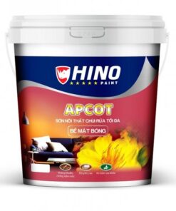 APCOT Sơn nội thất chùi rửa tối đa Bề mặt bóng - 5L