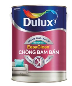 Sơn nước nội thất cao cấp DULUX EASYCLEAN CHỐNG BÁM BẨN Bề mặt Mờ - Z968 - 15L