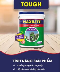 Sơn nước ngoài trời MAXILITE TOUGH Bề Mặt Bóng Mờ - 28CB - 18L