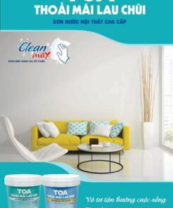 TOA Thoải Mái Lau Chùi Bóng Mờ - 18L